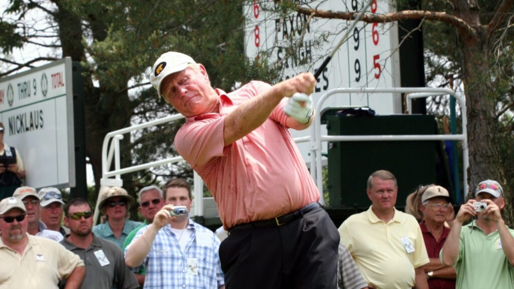 Shutterstock Jack Nicklaus PGA Barry Salmons 2195046 - Gameday Chatter Jack Nicklaus playing golf.