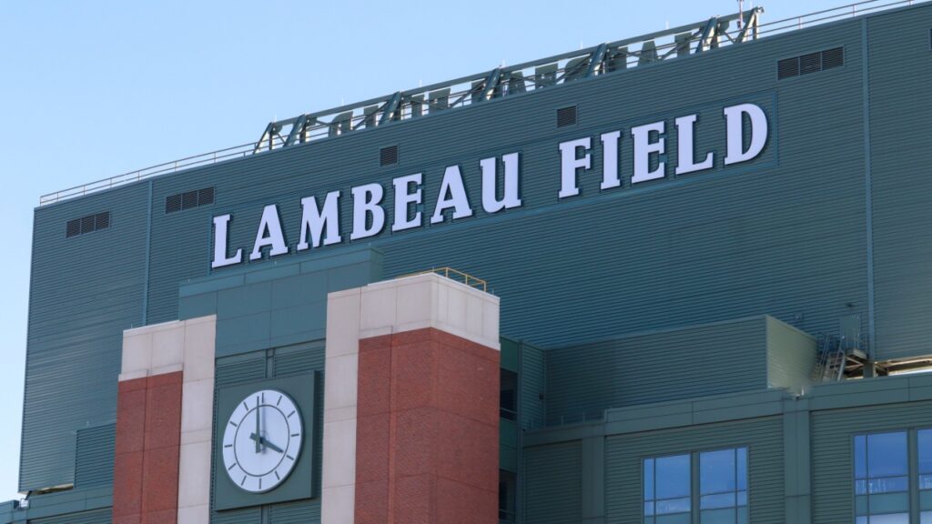 Lambeau Field located in Green Bay.