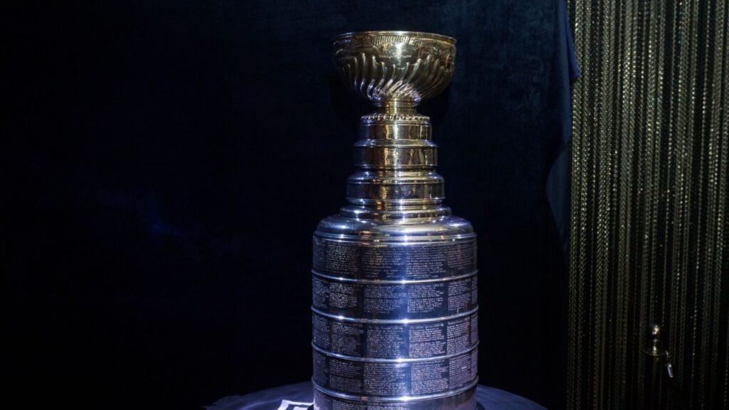 Stanley Cup on display