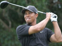 Tiger Woods at World golf championship, doral, Miami.