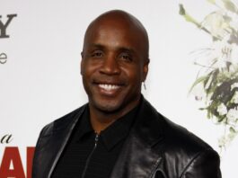 Barry Bonds at the World Premiere of "Death At A Funeral."
