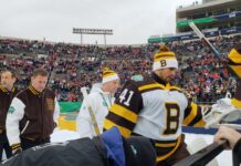 The Evolution of Hockey Tactics in the Last Decade Boston Bruins head Coach Bruce Cassidy walks to the ice before the start of the 2019 NHL Winter Classic at Notre Dame Stadium.