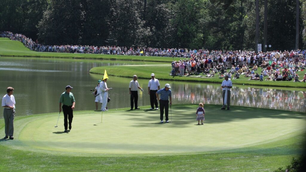 Justin Leonard at Augusta Masters of golf 2006, Georgia.