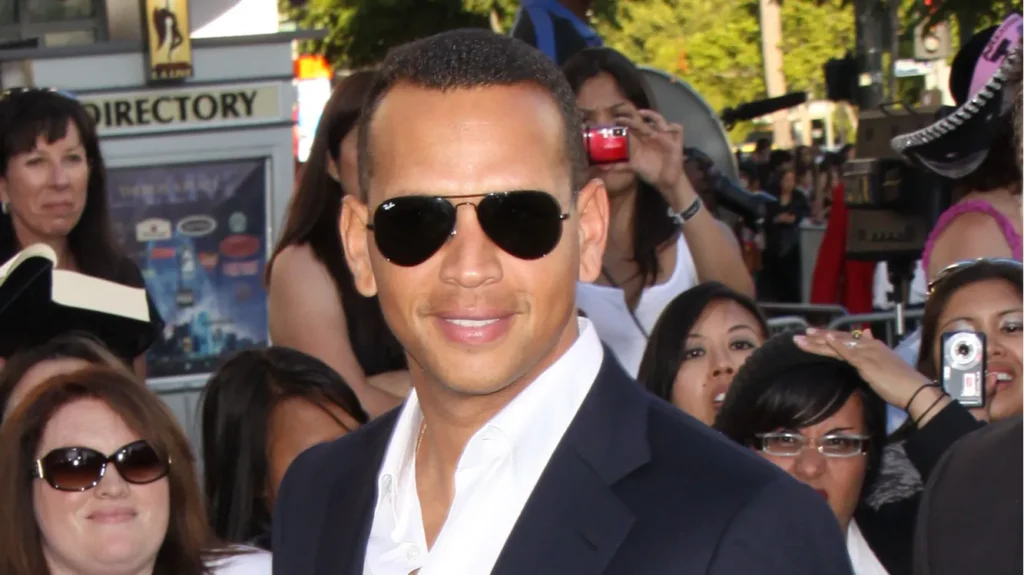 Alex Rodriguez at an event. 