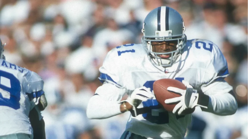 Deion Sanders of the Dallas Cowboys.