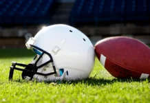 The Role of Team Chemistry in NFL Success Football helmet on a stadium field