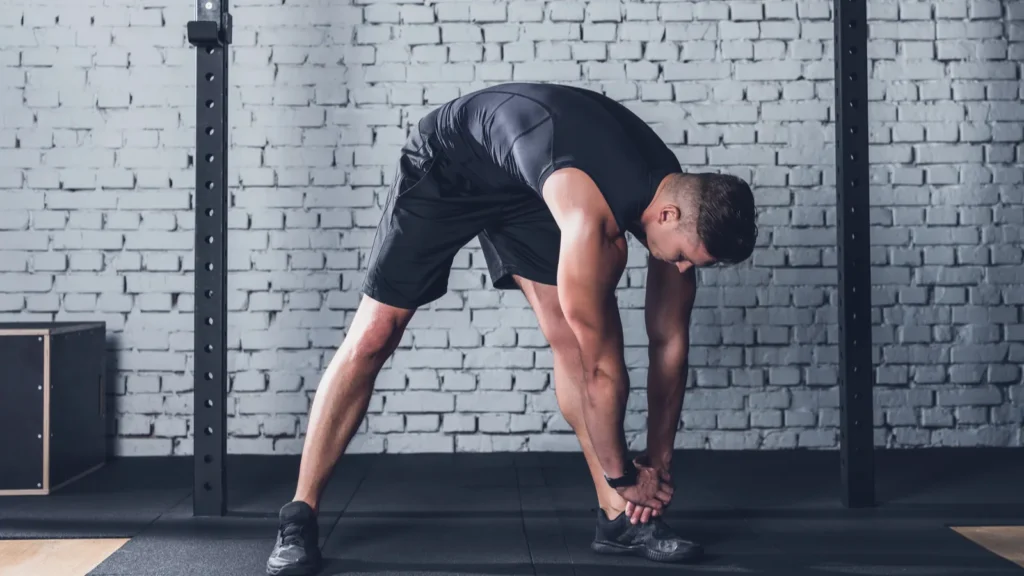 exercise, fitness, man stretching before training - Gameday Chatter Man stretching before training.
