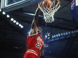 Michael Jordan hall of fame player from the Chicago Bulls