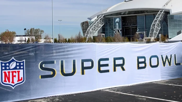 super bowl and stadium Super bowl and stadium.