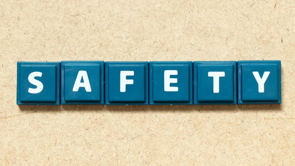 Word safety written. 