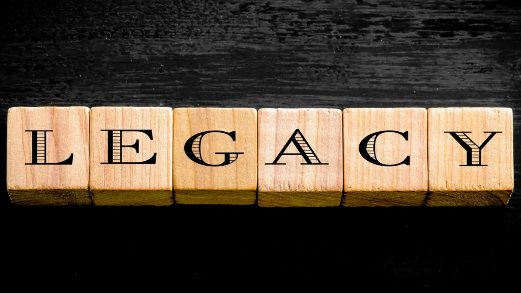 word legacy isolated on black background - Gameday Chatter Word legacy isolated on black background.