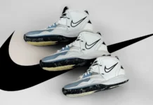 How NBA Sneakers Became a Global Obsession A top view shot of a limited edition Nike Air.