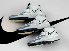 A top view shot of a limited edition Nike Air.