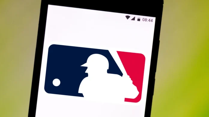 MLB app on phone