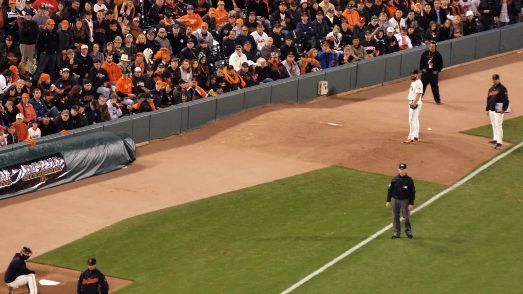 MLB, closer brian wilson stands in bullpen after warming waiting to - Gameday Chatter Closer Brian Wilson stands in bullpen.