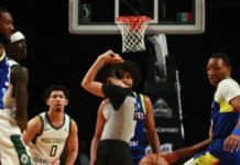 How G-League Development Shapes NBA Futures january 12 2024 in mexico city mexico referee during