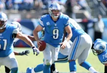 The Hidden Chess Match Between Quarterbacks and Safeties in NFL matthew stafford quarterback for the detroit lions in game action