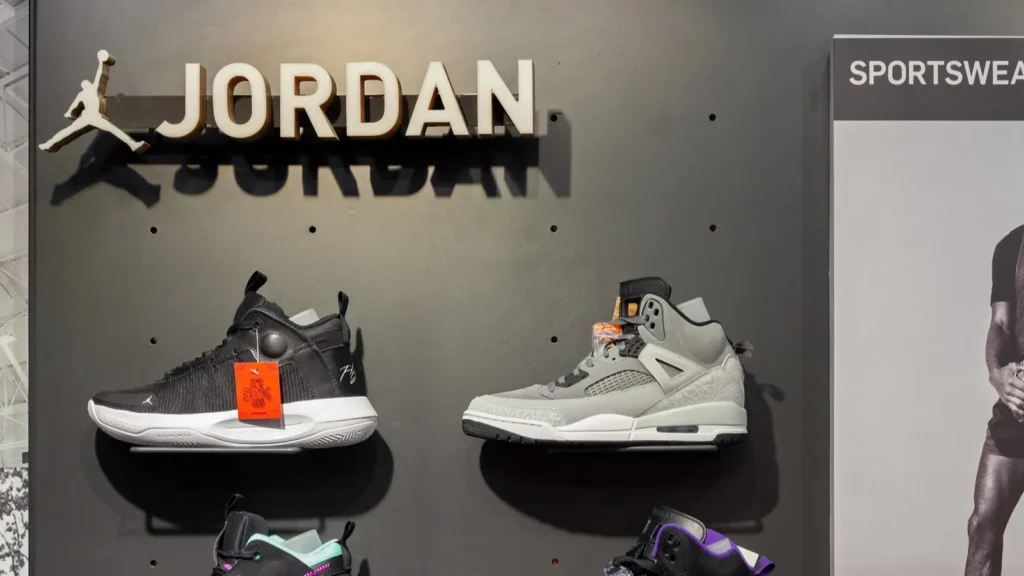 minsk belarus  january 27 2020 nike jordan series basketball