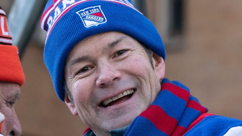 Bernie Parent ride float at 92nd Annual Macy's Thanksgiving Day Parade on the streets of Manhattan in frigid weather.