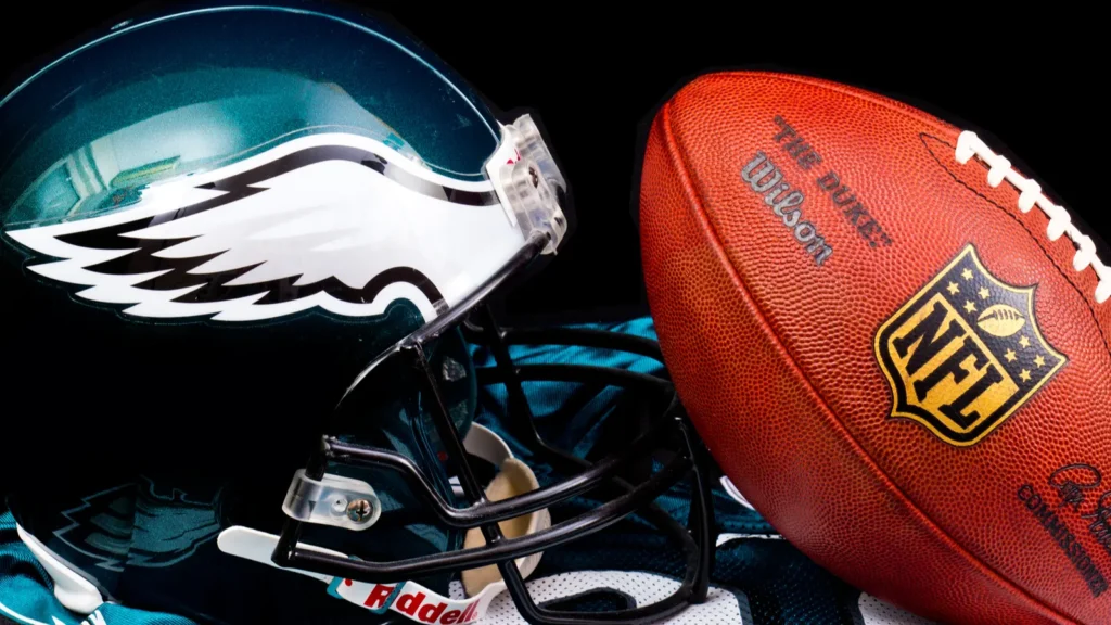 nfl ball, Philadelphia Eagles, football - Gameday Chatter Philadelphia Eagles helmet and ball.