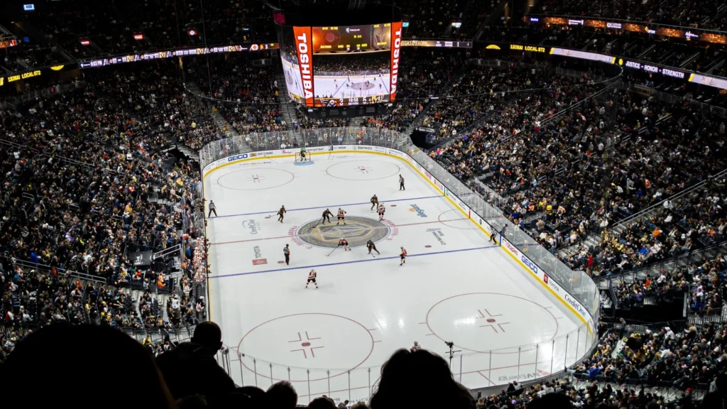 Match between Philadelphia Flyers and Pittsburgh Penguins.