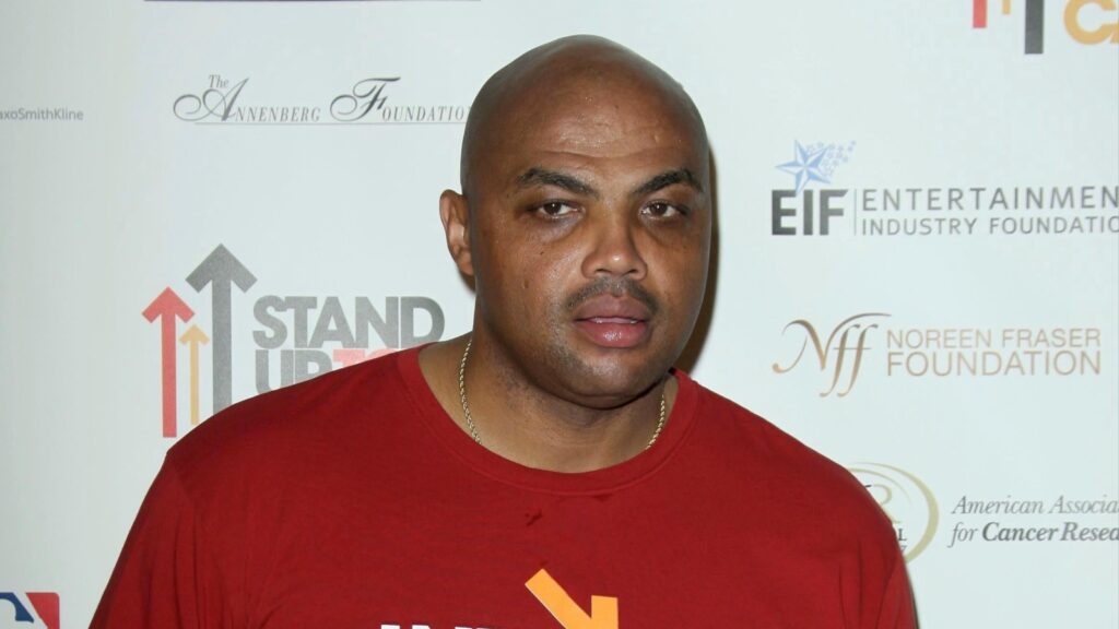 Basketball player Charles Barkley at an event.