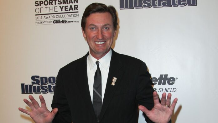 Wayne Gretzky at an award show