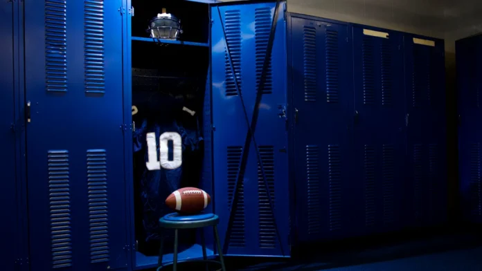 football locker room