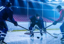 Utah Mammoth aims to challenge Carolina in non-conference game ice hockey players in action