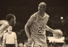 Michael Jordan once turned down chance to demand higher NBA salary Michael Jordan during a basketball match.