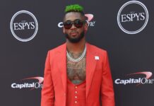 Jaylen Brown at an event,