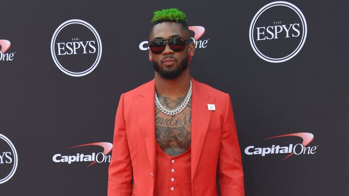 Shutterstock_Jaylen Brown_1137448511 Jaylen Brown at an event,