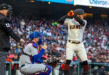 Baltimore brings in Thairo Estrada to cover the infield after Westburg goes down Thairo Estrada in action during a baseball match.