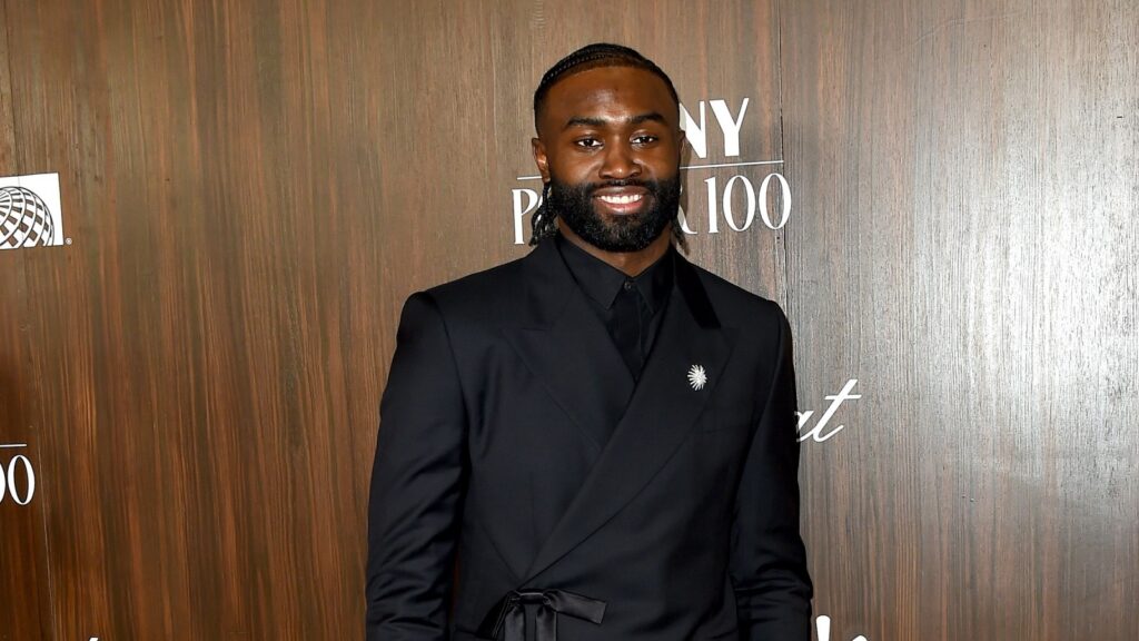 Jaylen Brown at an event.