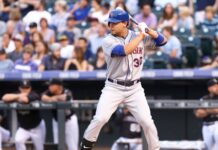 Michael Conforto begins fight for MLB return after signing Cubs minor league pact New York Mets outfielder Michael Conforto waits for a pitch during a game.