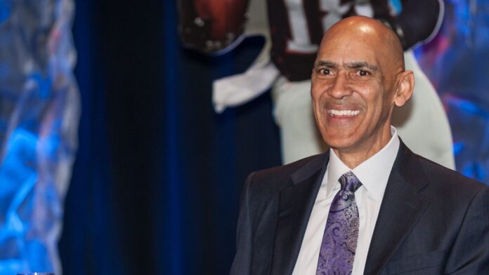 Tony Dungy at an event.