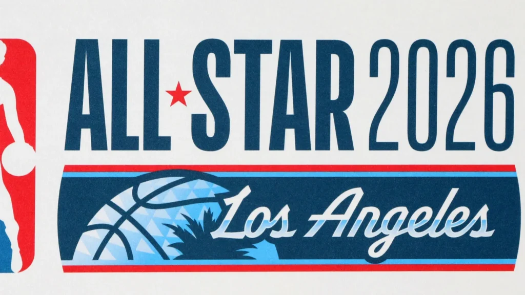 allstar 2026 nba emblem at the nba allstar tipoff celebration