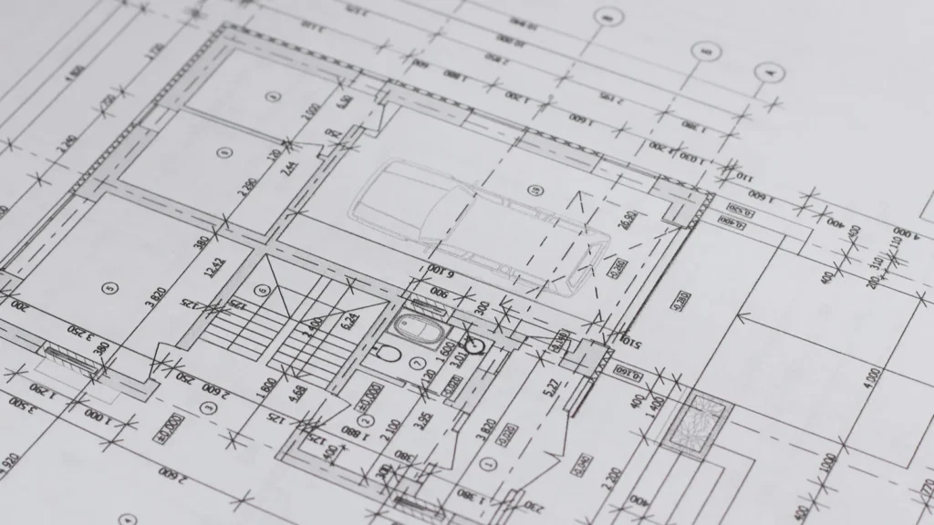 architectural plans building construction site blueprints