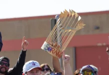 World Series trophy