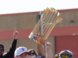 World Series trophy