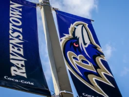 Baltimore’s latest win reshapes the AFC North standings Logo of the Baltimore Ravens football team.