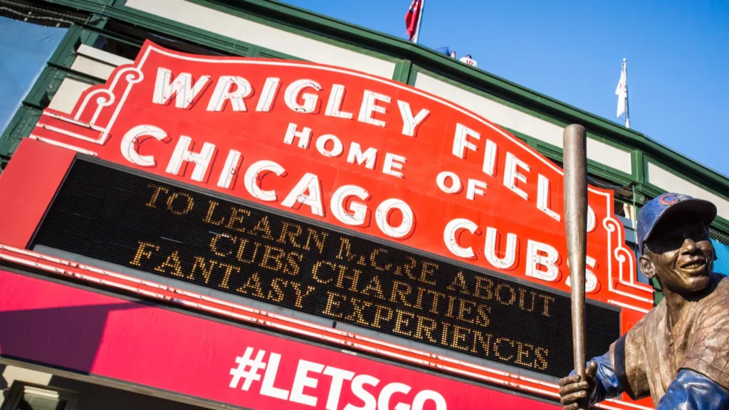Entrance of the Wrigley Field