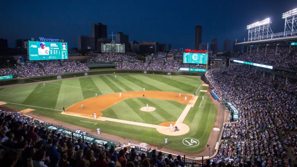 baseball at wrigley field