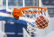 Liberty player ejected after thrown shoe hits opponent Basketball passing through the hoop