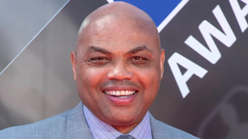 Charles Barkley attends NBA awards show.
