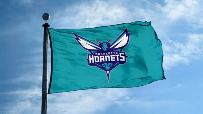 charlotte  october 24 2017  waving flag on the