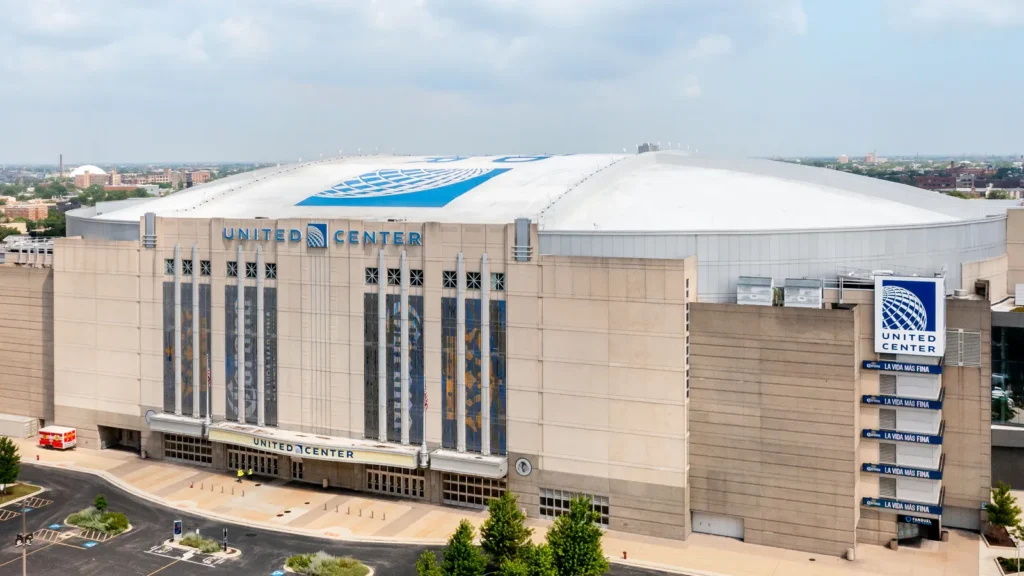 chicago il usa july 9 2025 aerial view of