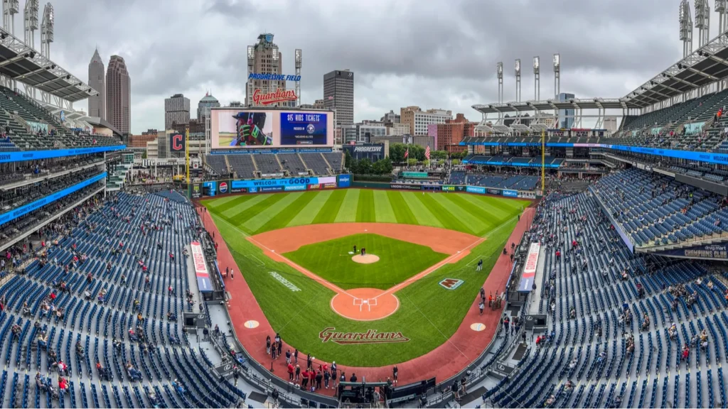 cleveland may 28 2025 progressive field panorama home of
