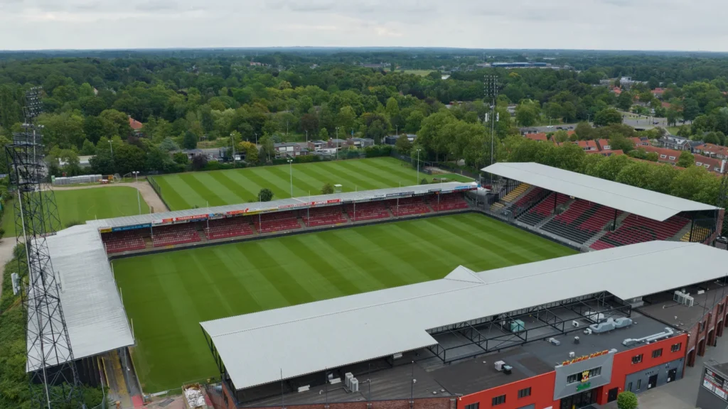 deventer 19th of july 2023the netherlands aerial view on de