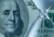 Blue Jays face an uncertain future as MLB labor tensions reach a breaking point dollar bill with egg timer or hourglass with running sand